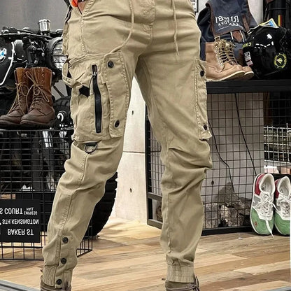 David Pantalon Homme – Pantalon Cargo Stretch avec Spandex Confortable & Polyvalent