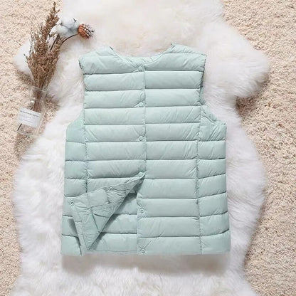 Zoe Femme Gilet Imperméable – Léger, Polyvalent & Élégant avec Poches Pratiques