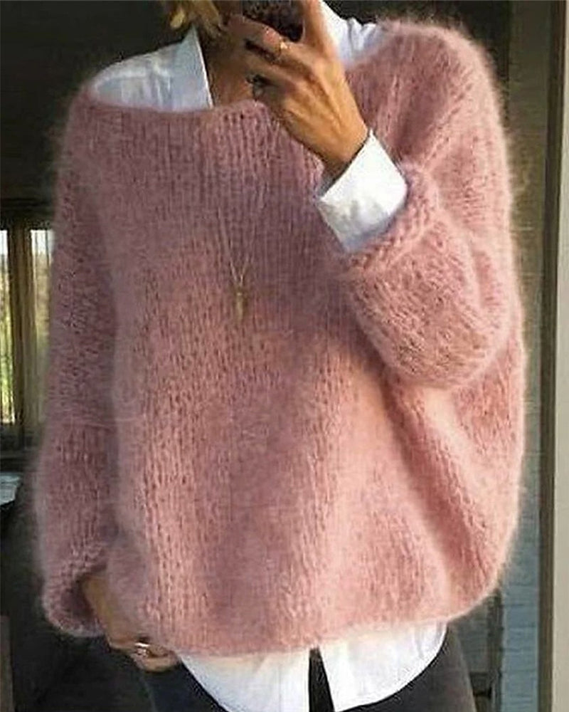 Abigail Women's Sweater – Soft Knit Sweater with Long Sleeves & Comfortable Fit for Winter