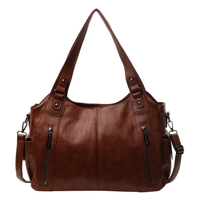 Clara Sac à Main Femme – Sac en Cuir Élégant avec Compartiments Spacieux & Détails Zippés