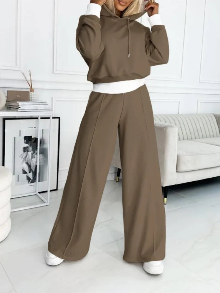 Aurora Women's Ensemble 2 Pieces – Relaxed Fit Outfit with Matching Top & Pants