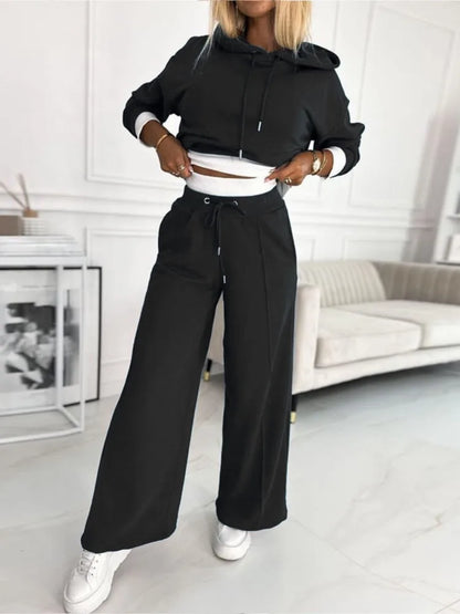 Aurora Women's Ensemble 2 Pieces – Relaxed Fit Outfit with Matching Top & Pants