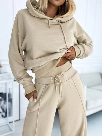 Aurora Women's Ensemble 2 Pieces – Relaxed Fit Outfit with Matching Top & Pants