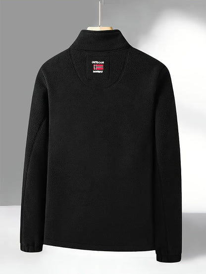 Julius Veste Polaire Outdoor Homme – Douce, Chaude & Légère avec Col Protecteur