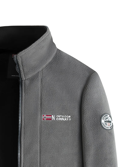 Julius Veste Polaire Outdoor Homme – Douce, Chaude & Légère avec Col Protecteur