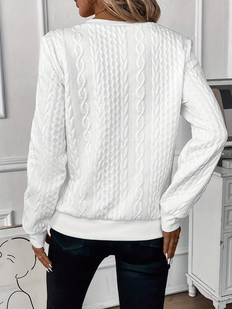 Amora Women's Soft Knit Sweater – Everyday Comfort & Casual Elegance