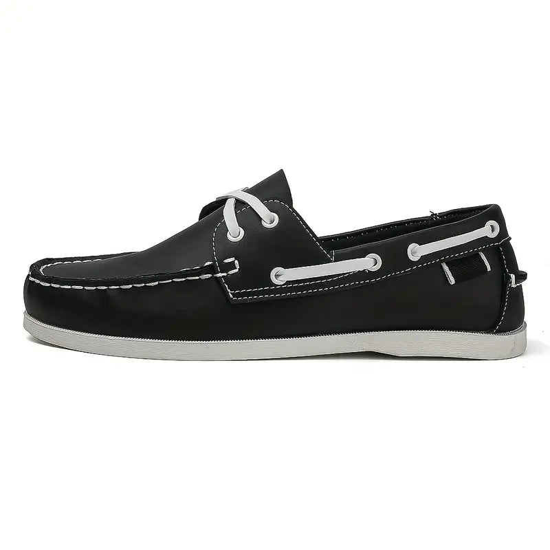 Lucas Chaussures Bateau Homme – Mocassins Rétro Confortables & Élégants en Cuir