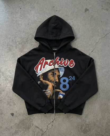'MAMBA ARCHIVE' HEAVYWEIGHT BOXY ZIPUP HOODIE