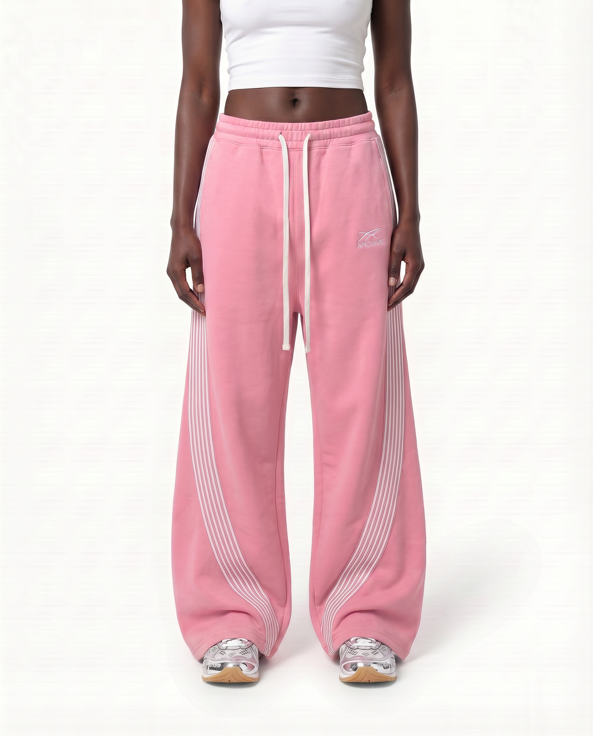 ARCHIVE ESSENTIAL WIDELEG SWEATPANTS PINK