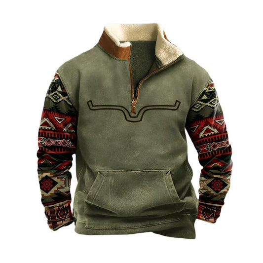 Ravos Pull Homme – Sweat Zippé Chaud & Confortable au Style Moderne pour l’Automne