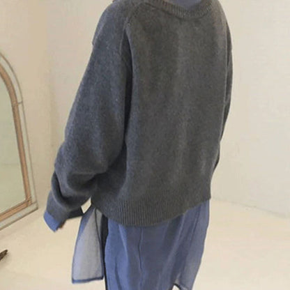 Lucille Cashmere Sweater for Women – Soft, Warm, and Breathable Knit for Autumn