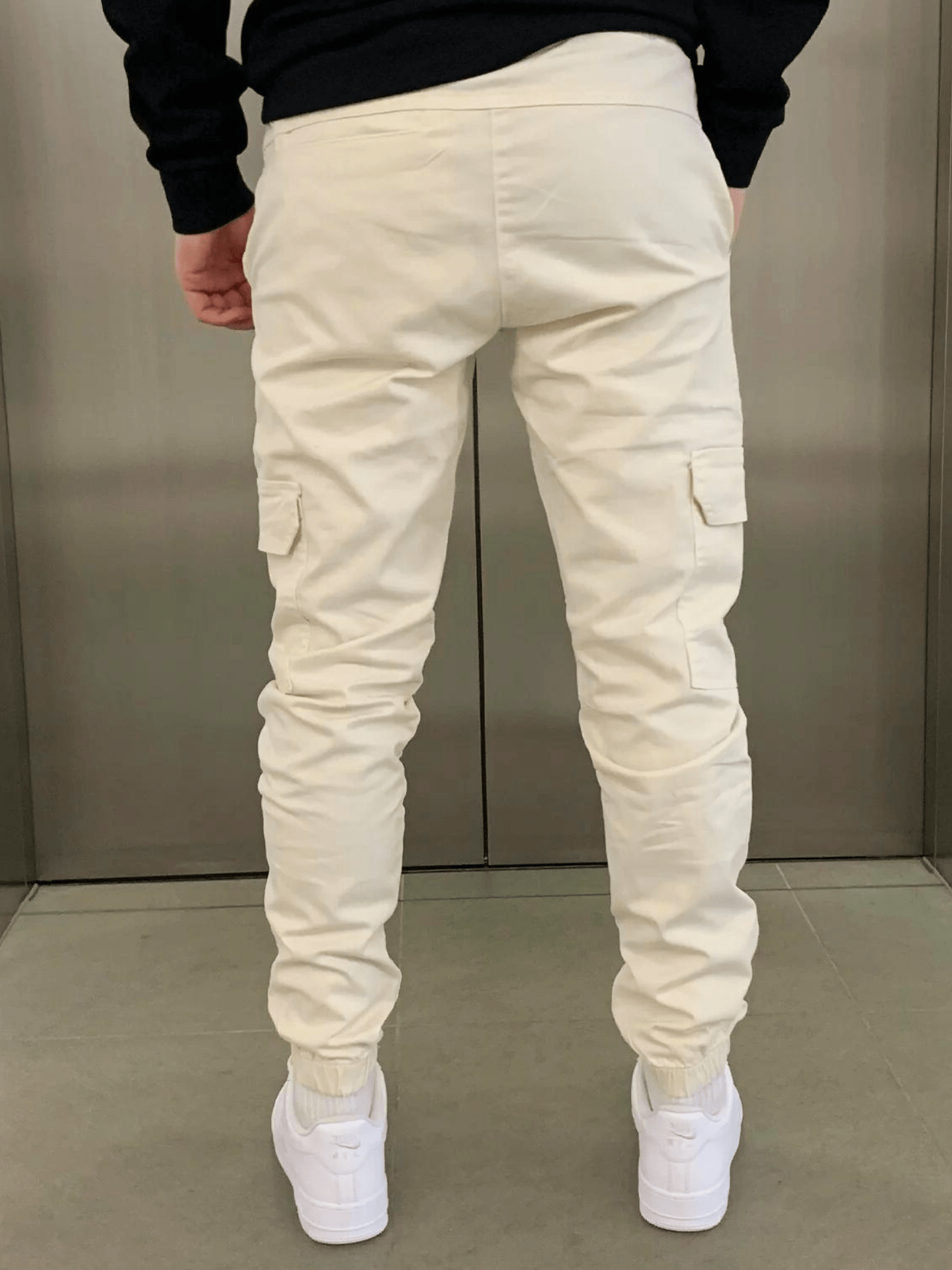 James Pantalon Jogger Cargo pour Homme – Coupe décontractée avec taille élastique et poches utilitaires