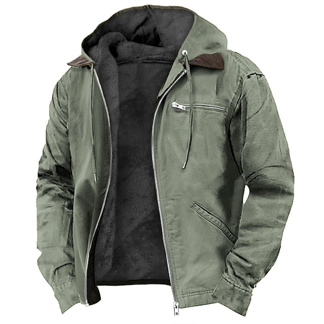 Leonardo Hooded Jacket for Men – Elegant, Comfortable & Ideal for Cool Weather
