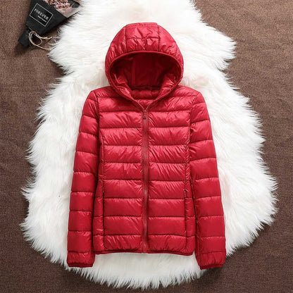 Aria Femme Veste Imperméable – Légère, Polyvalente & Élégante avec Capuche Amovible