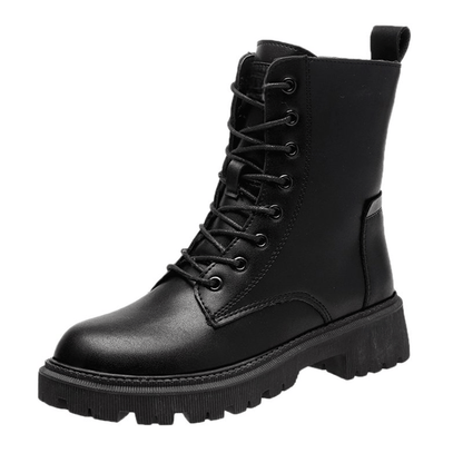 Lola Bottes d’Hiver Femme – Noires de Luxe, Antidérapantes, Chaudes & au Design Britannique Élégant