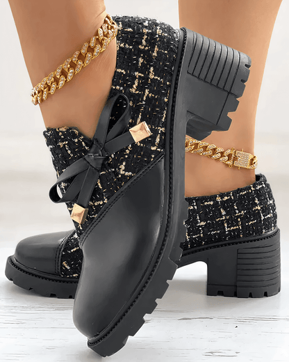 Tiana Mocassins Élégants Femme – Chaussures à petit talon chics pour le travail, les événements & le confort quotidien