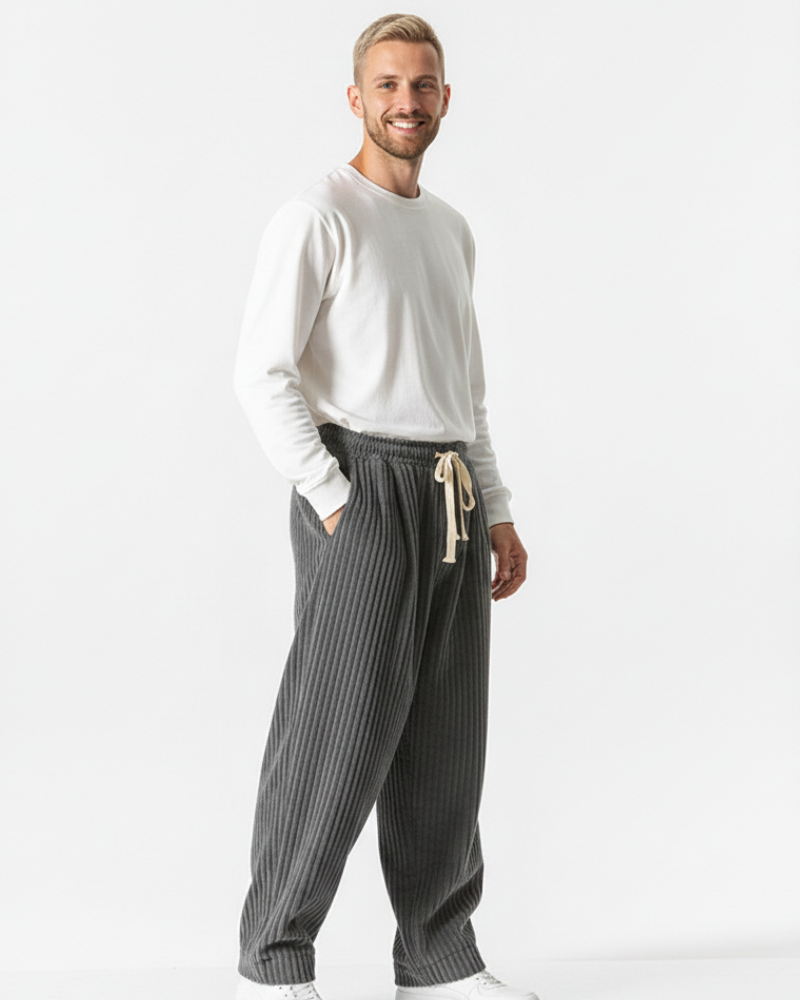 Brycen Men's Corduroy Pants – Modern Fit, Soft Touch & Elegant Style