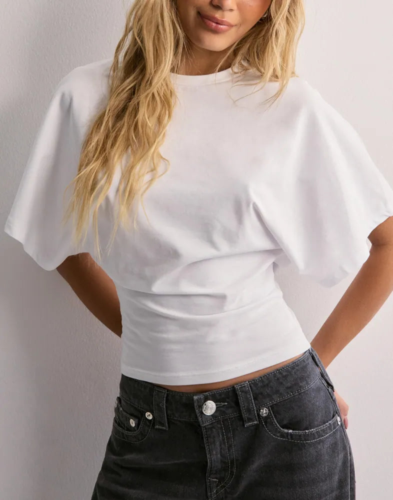 Isabelle Women's T-Shirt – Elegant T-Shirt with Flared Sleeves and Flattering Fitted Cut