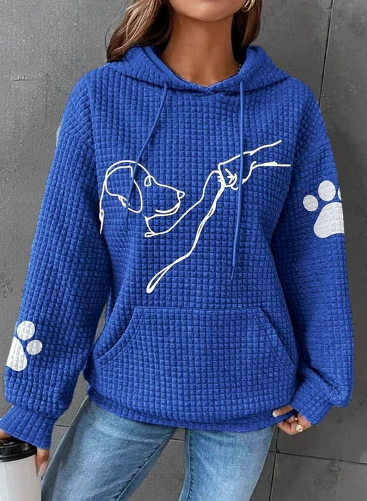 Lina Sweat à Capuche Femme – Sweat Chaud & Confortable en Molleton Doux au Style Décontracté