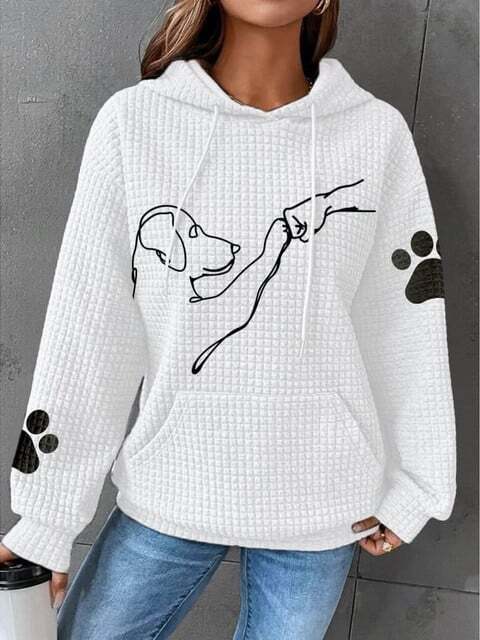 Lina Sweat à Capuche Femme – Sweat Chaud & Confortable en Molleton Doux au Style Décontracté