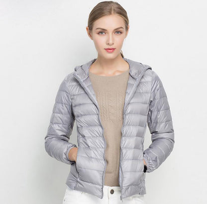 Autumn Doudoune Femme Légère – Veste Mi-Saison avec Capuche & Confort Quotidien