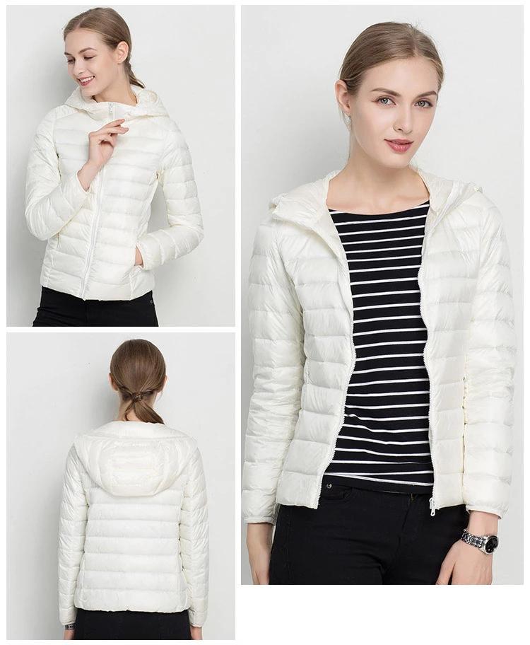 Autumn Doudoune Femme Légère – Veste Mi-Saison avec Capuche & Confort Quotidien