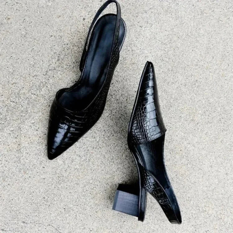 Jacinta Escarpins Femme – Talons Classiques Élégants et Confortables pour le Travail & les Occasions Formelles