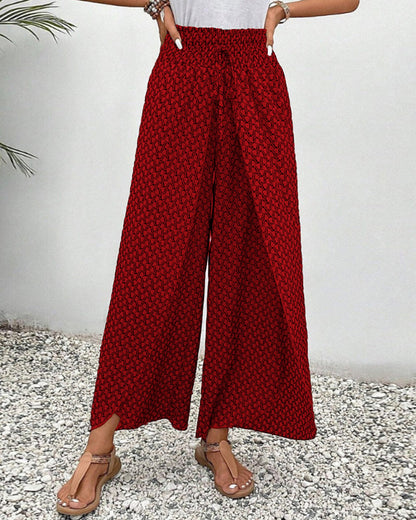 Henriette Pantalon Large Femme – Taille Haute, Coupe Flatteuse & Tissu Confortable