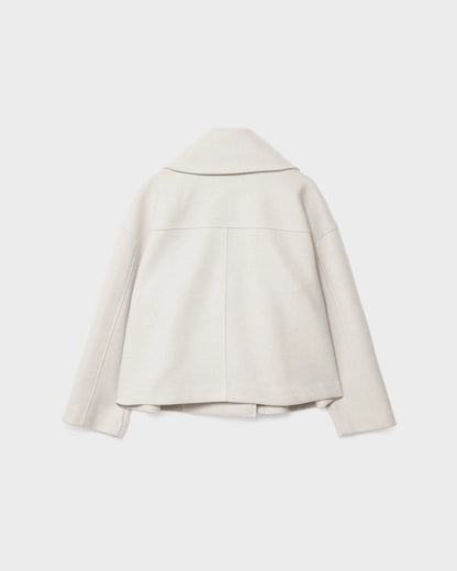 Vanessa Veste Femme – Veste Courte Croisée en Laine Élégante & Chaude pour l’Hiver