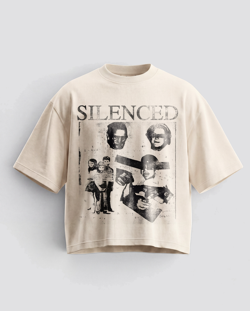 'SILENCED' GRAPHIC TEE