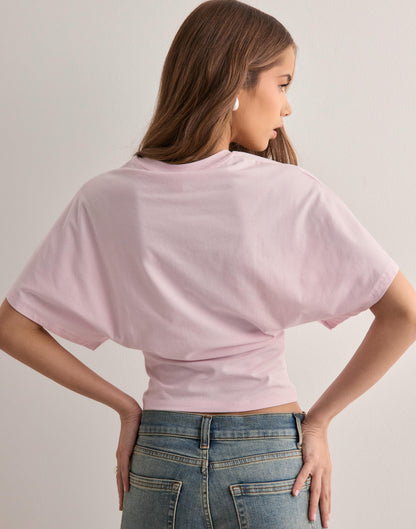Isabelle Women's T-Shirt – Elegant T-Shirt with Flared Sleeves and Flattering Fitted Cut