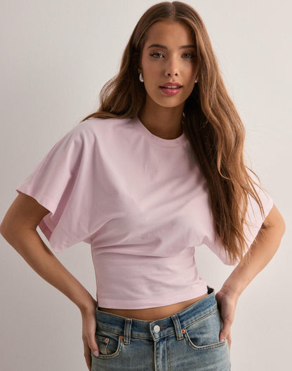 Isabelle Women's T-Shirt – Elegant T-Shirt with Flared Sleeves and Flattering Fitted Cut