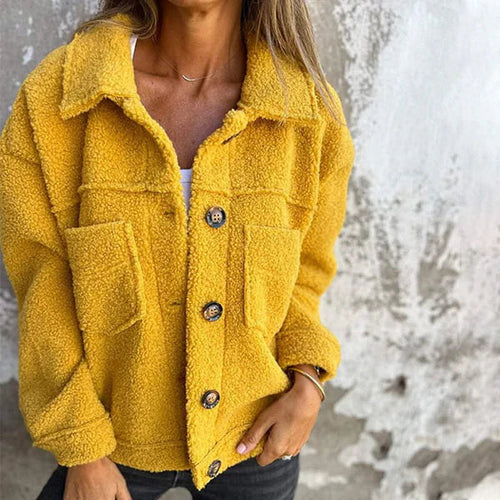 Amayah Veste Teddy – Effet Polaire, Confort et Style pour un Look Tendance