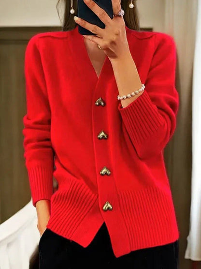 Lana Gilet Femme en Maille – Cardigan Sans Manches en Tissu Doux & Luxueux pour Toutes Saisons