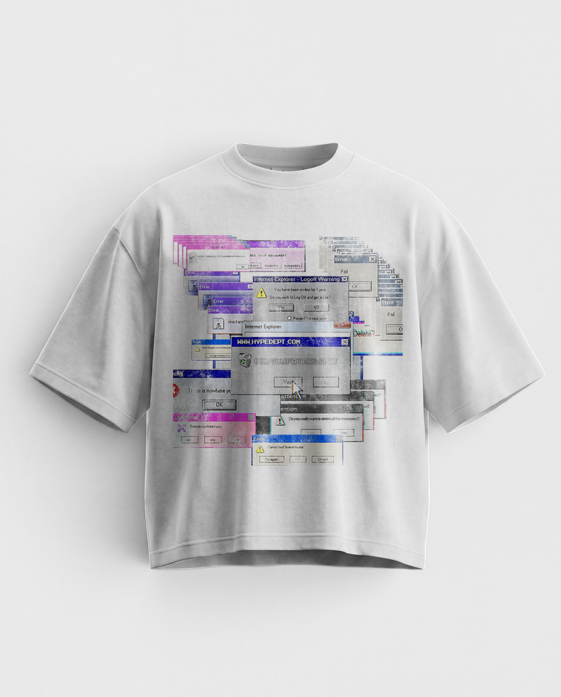 'GLITCH.EXE' GRAPHIC TEE