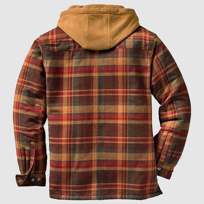 Andre Veste Homme – Veste de Bûcheron en Flanelle Chaude & Confortable au Style Classique