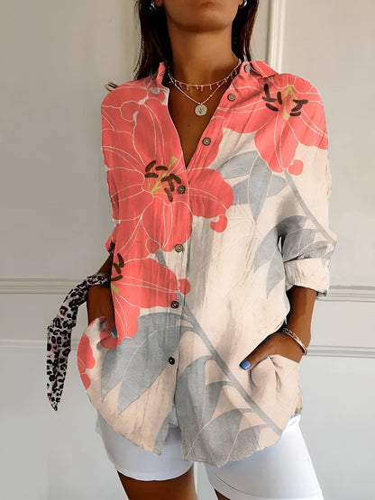 Haven Blouse Femme Chic – Blouse Élégante à Manches Longues pour Tenue Quotidienne ou Bureau