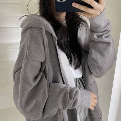 Dalia Veste à Capuche Oversize Femme – Coupe légère et décontractée avec poches pratiques