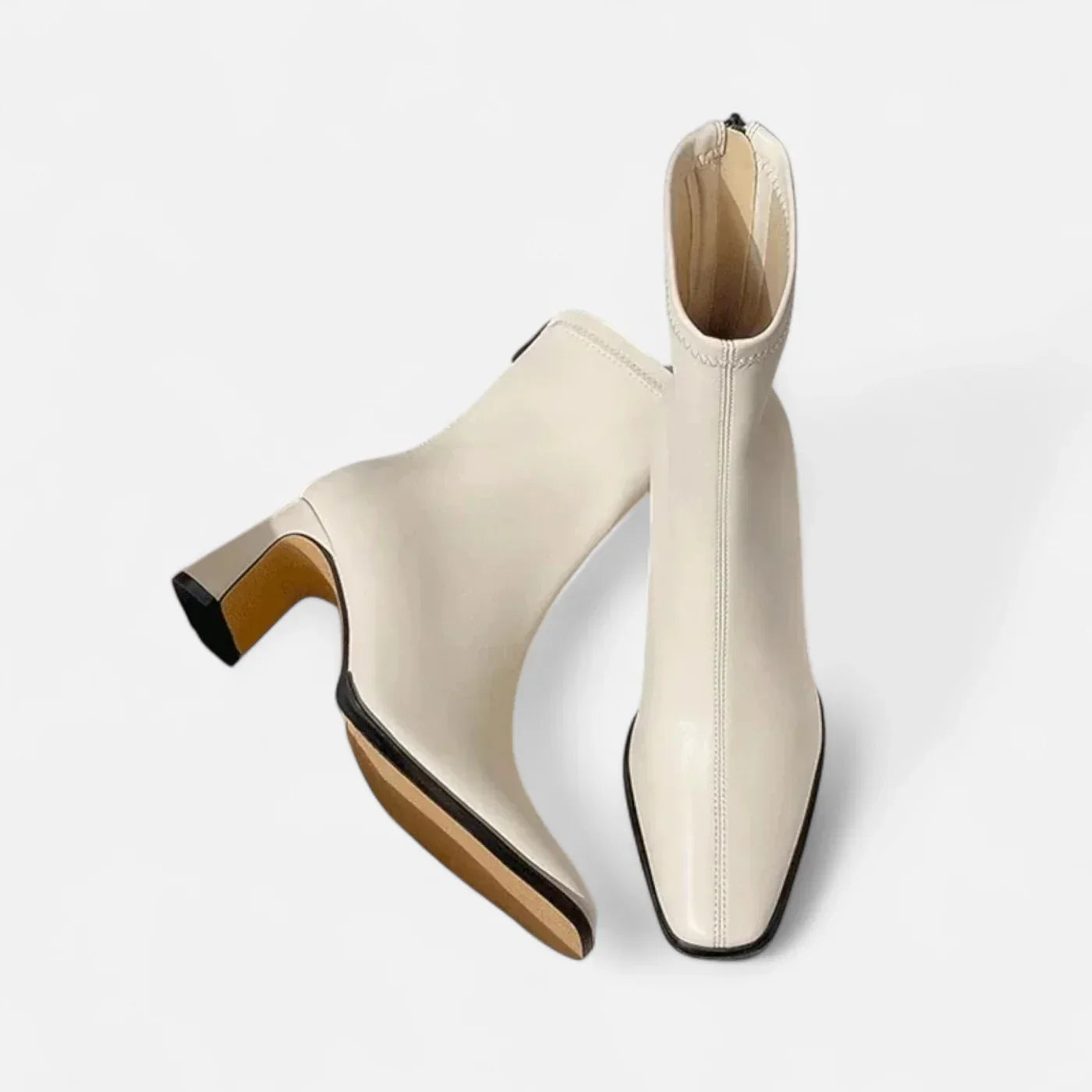 Madison Bottines Femme – Bottines Hiver Vintage à Bout Carré avec Doublure Chaude & Talon Bloc