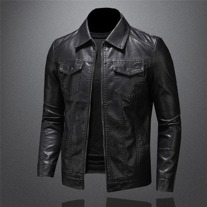 Robert Veste Homme en Cuir Premium – Style Intemporel, Résistant & Élégant
